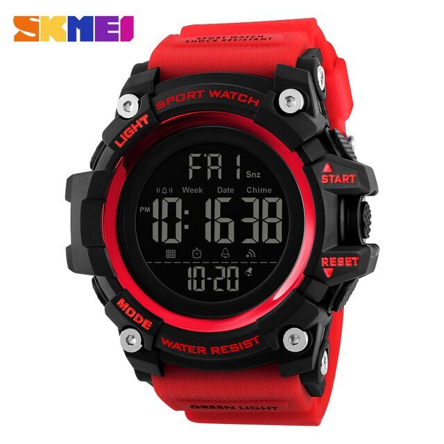 SKMEI Brand New Mens Watches Fashion Casual LED Digital Outdoor Sports Watch Men Multifunction Waterproof Wrist Watches